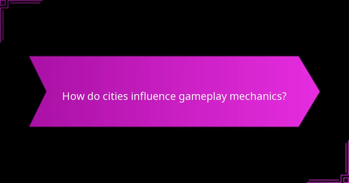 What urban strategies can enhance gameplay?