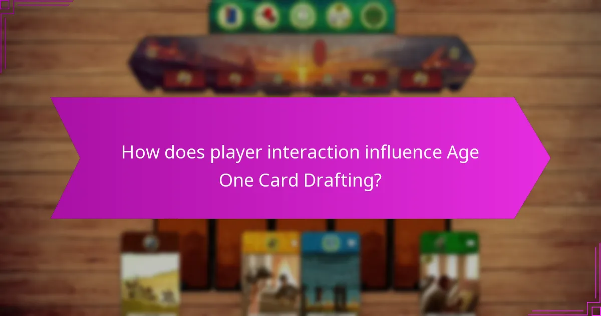 How to allocate resources effectively during Age One Card Drafting?