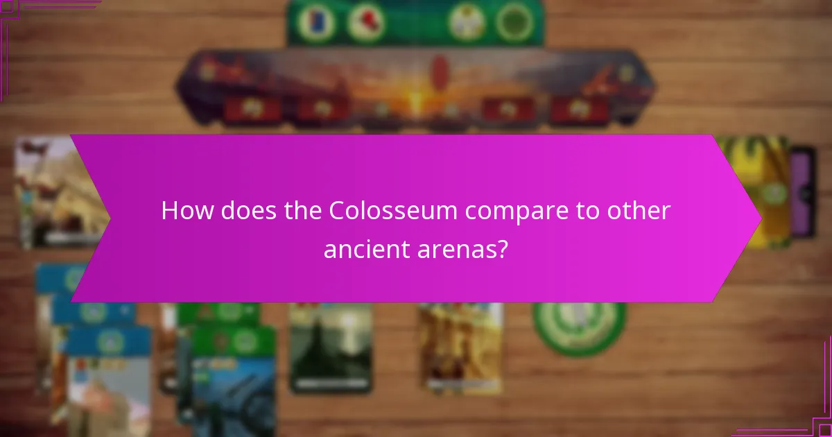How were military strategies showcased in the Colosseum?