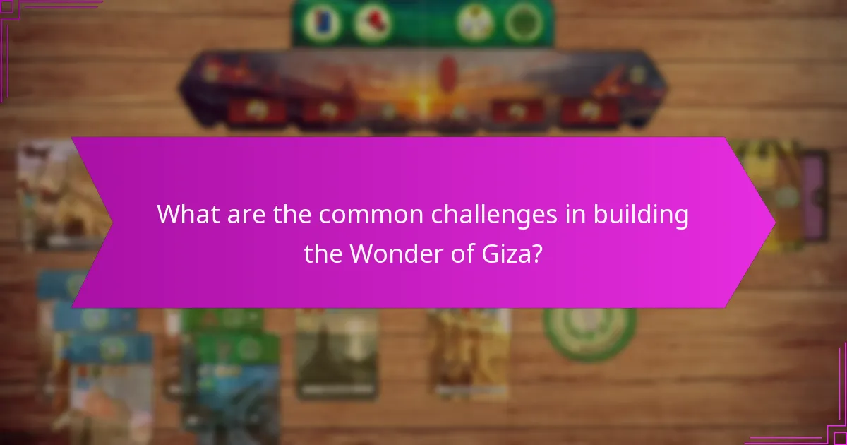 What are the victory points associated with the Wonder of Giza?