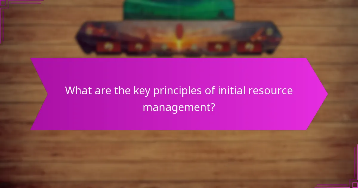 What are the growth strategies linked to resource management?