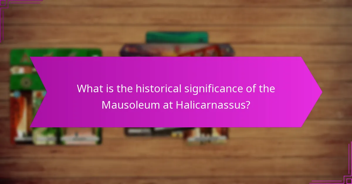 What economic benefits did the Mausoleum provide?